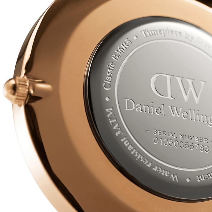 Classic Dover Black Rose Gold