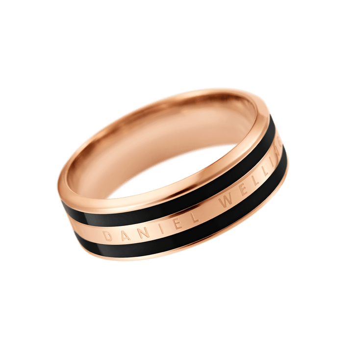 Emalie Ring Rose Gold Black