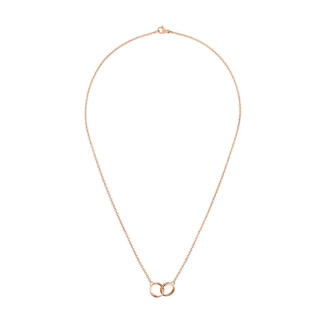 Elan Unity Necklace Rose Gold