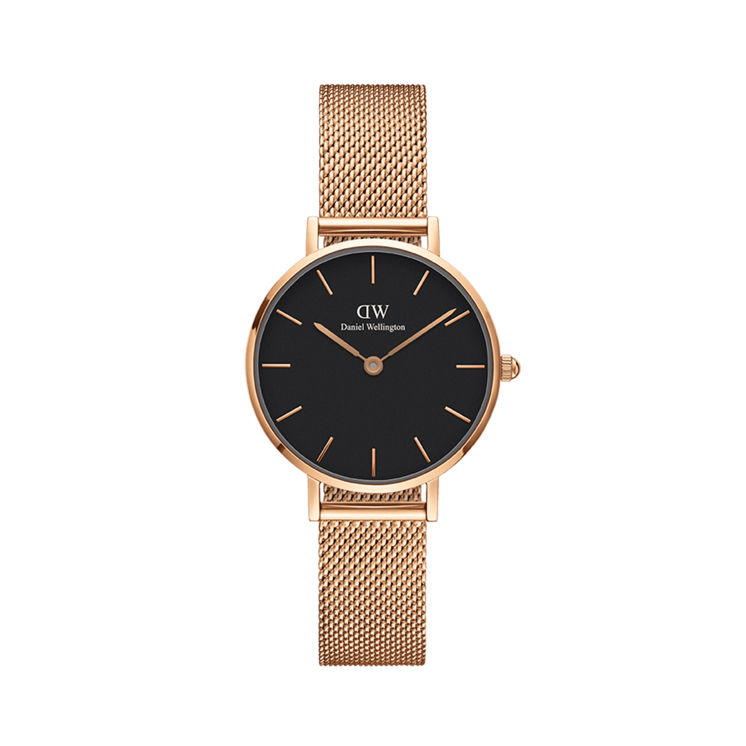 Petite Melrose Black Rose Gold