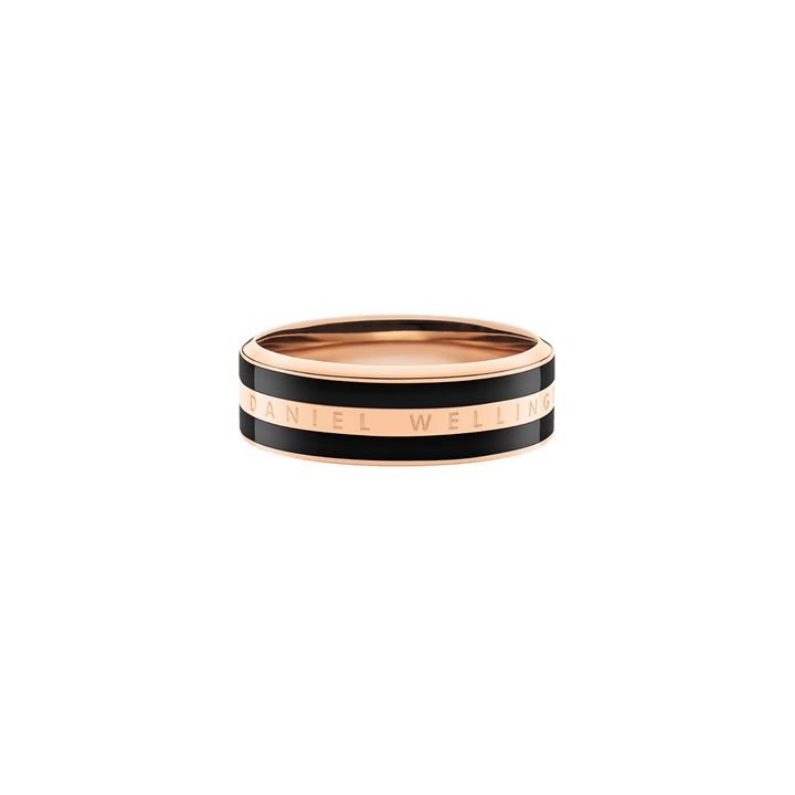 Emalie Ring Rose Gold Black