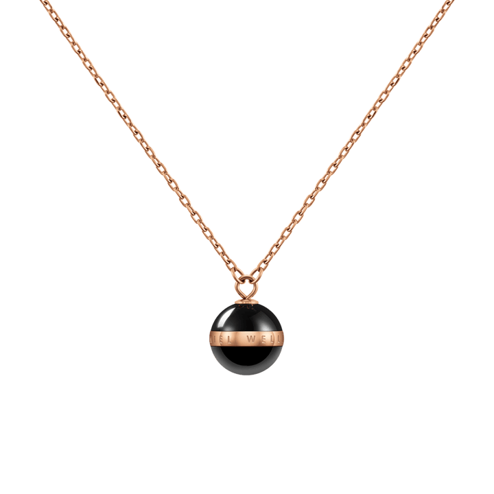 Aspiration Necklace Rose Gold Black