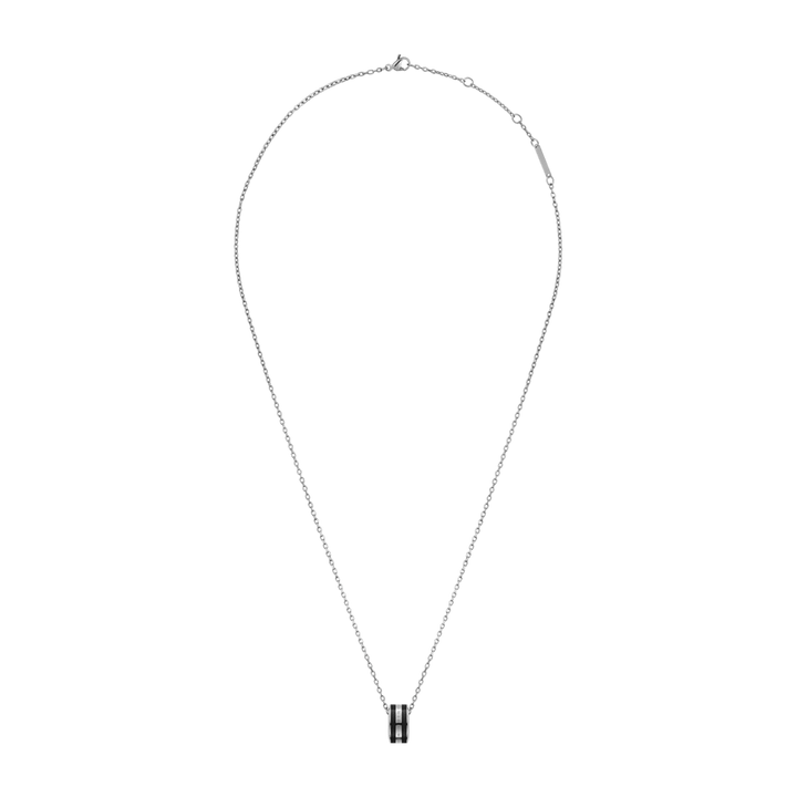 Emalie Necklace Silver Black