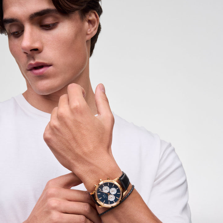 Iconic Chronograph Sheffield Arctic Panda Rose Gold