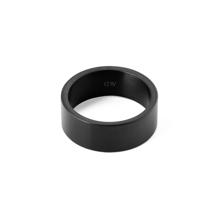 Line Ring Brushed Graphite 8mm