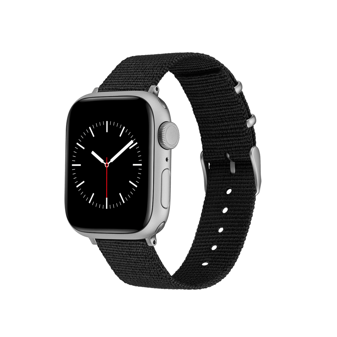 Smartwatch Strap Nato Silver