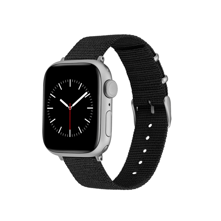 Smartwatch Strap Nato Silver