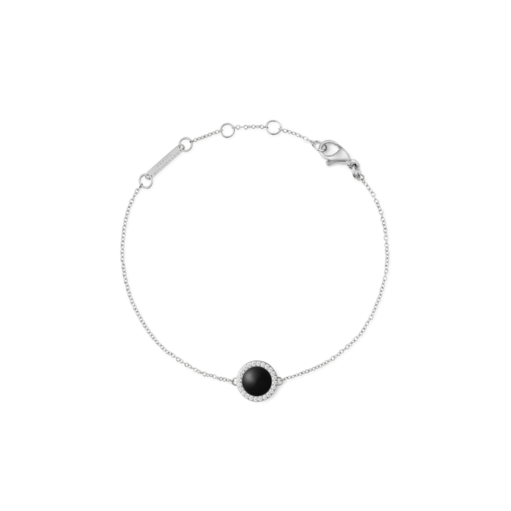 Audrey Bracelet Black Agathe Silver