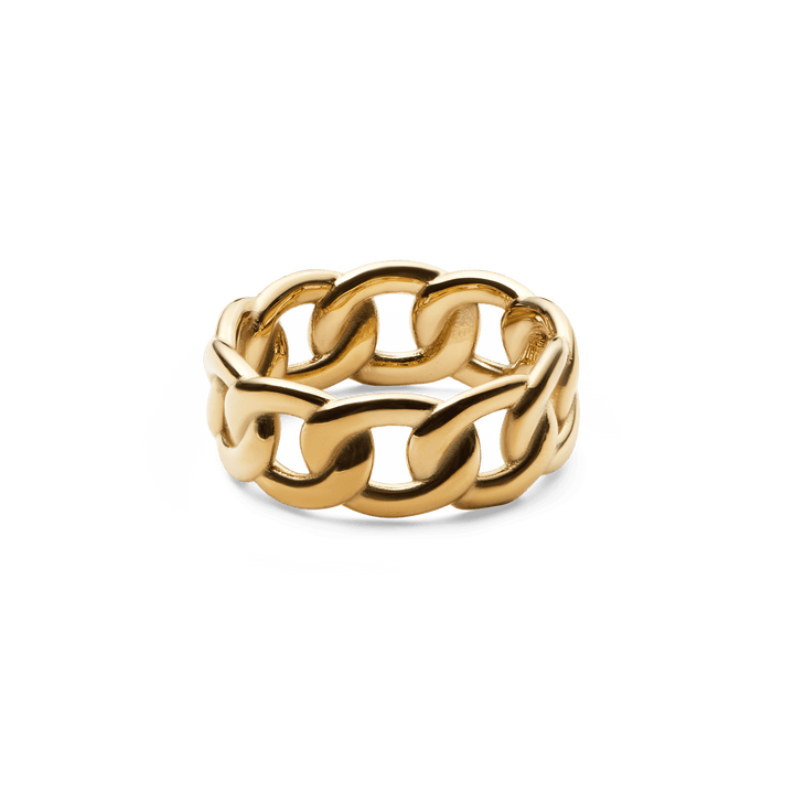 Chunky Chain Ring Gold