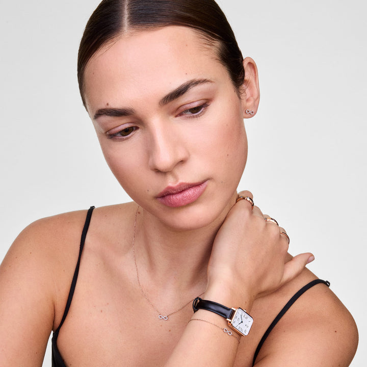 Mirelle Infinity Earring Rose Gold