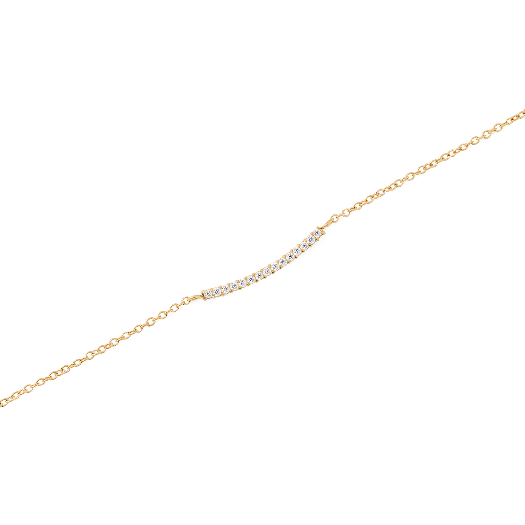 Mirelle Eternity Necklace Gold