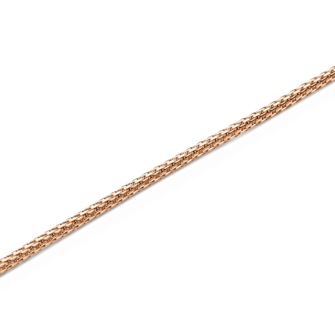 Tide Mesh Necklace Rose Gold 1.8