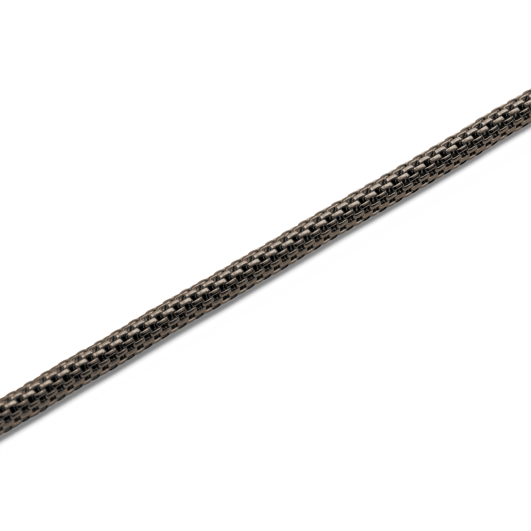 Tide Mesh Necklace Graphite 2.8