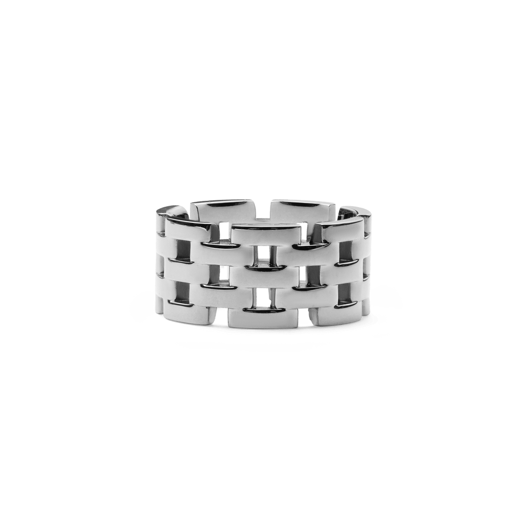 5-Link Ring Silver