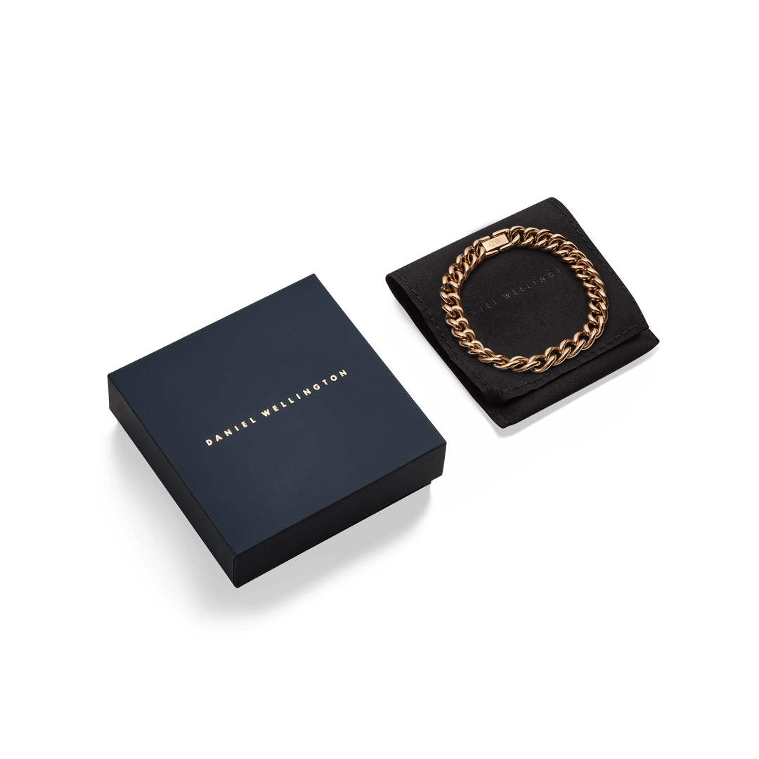 Chunky Chain Bracelet Rose Gold