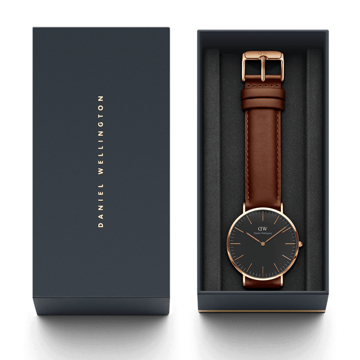 Classic St Mawes Black Rose Gold