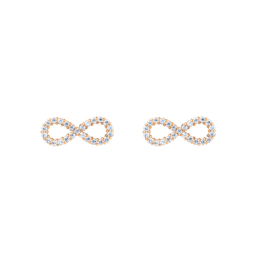 Mirelle Infinity Earring Rose Gold