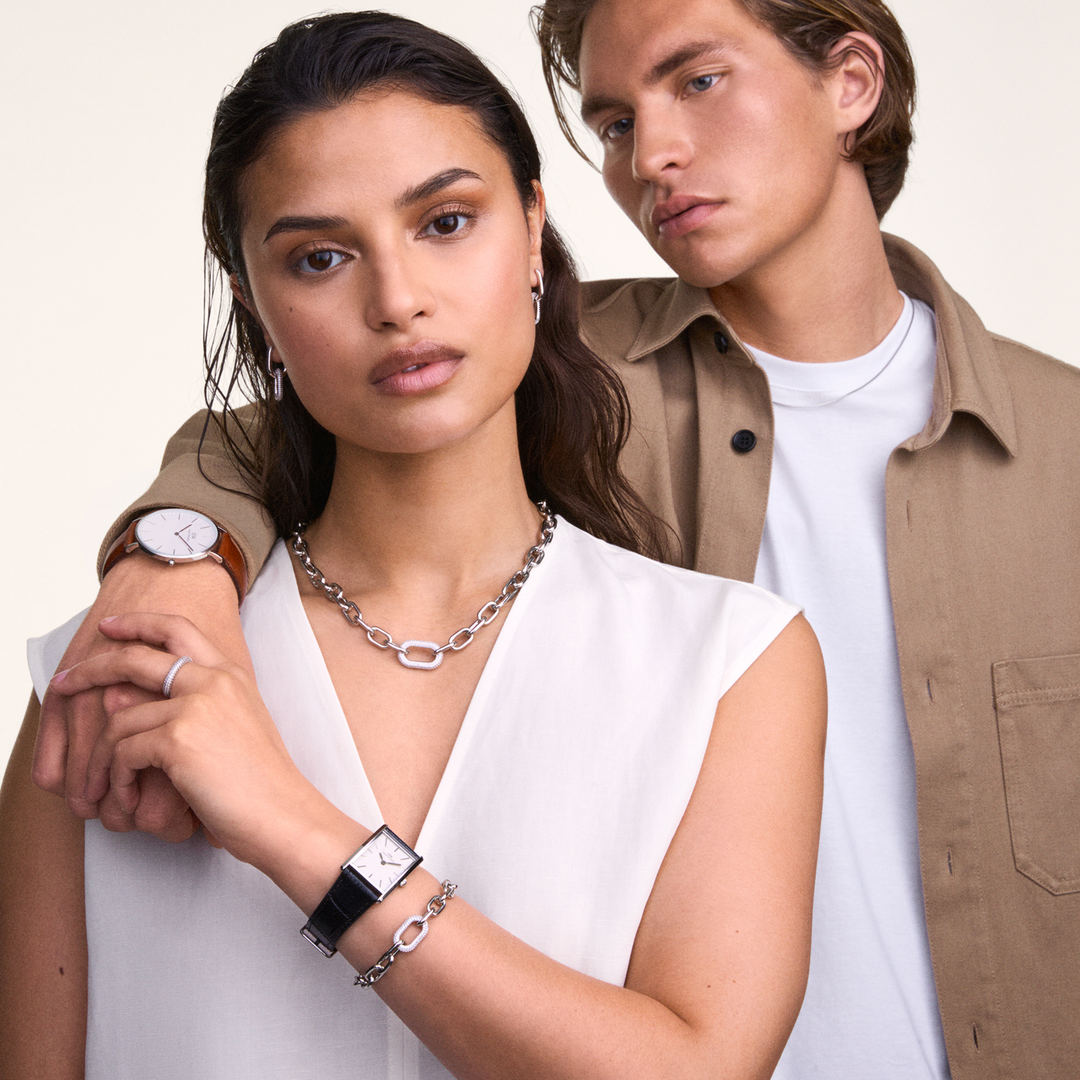 Bound Black Crocodile Silver