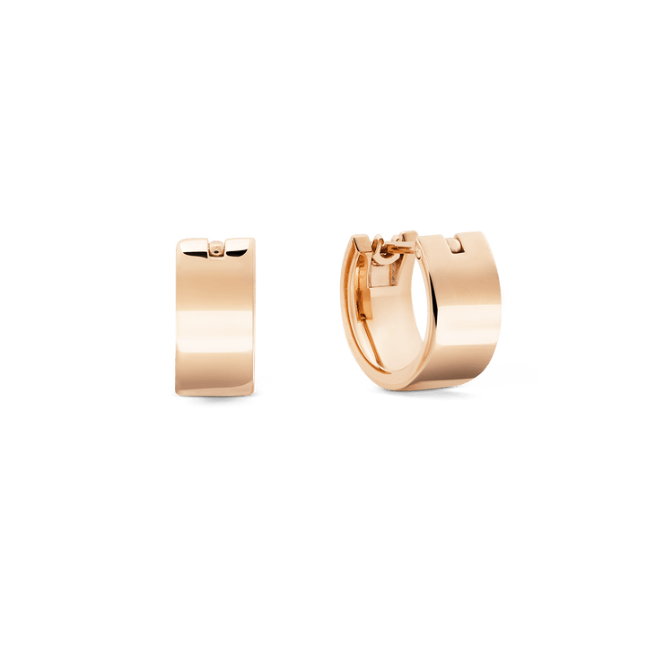 Line Earring Polished Rose Gold 5.5mm