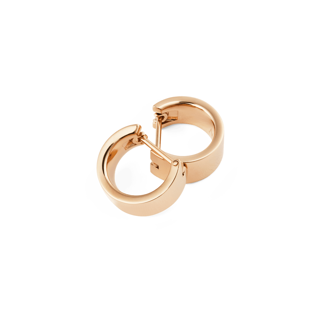 Line Earring Polished Rose Gold 5.5mm