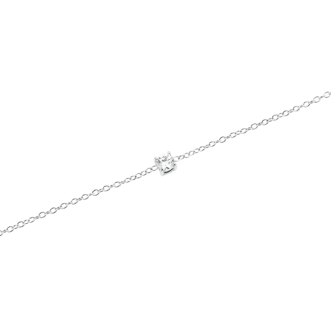Mirelle Solitaire Bracelet Silver