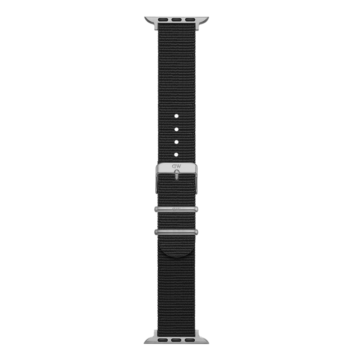 Smartwatch Strap Nato Silver
