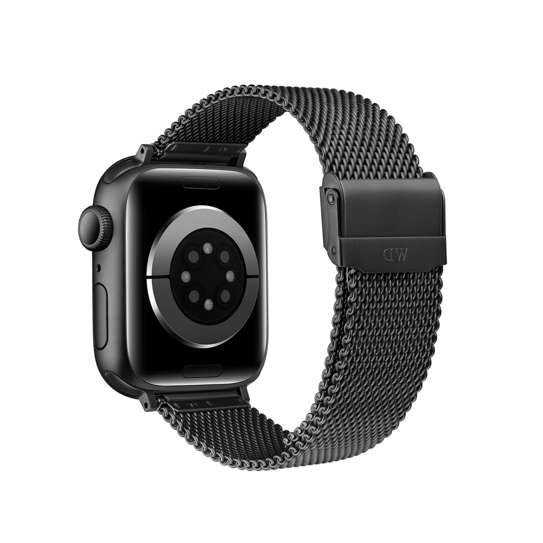 Smartwatch Strap Sandblasted Mesh Black
