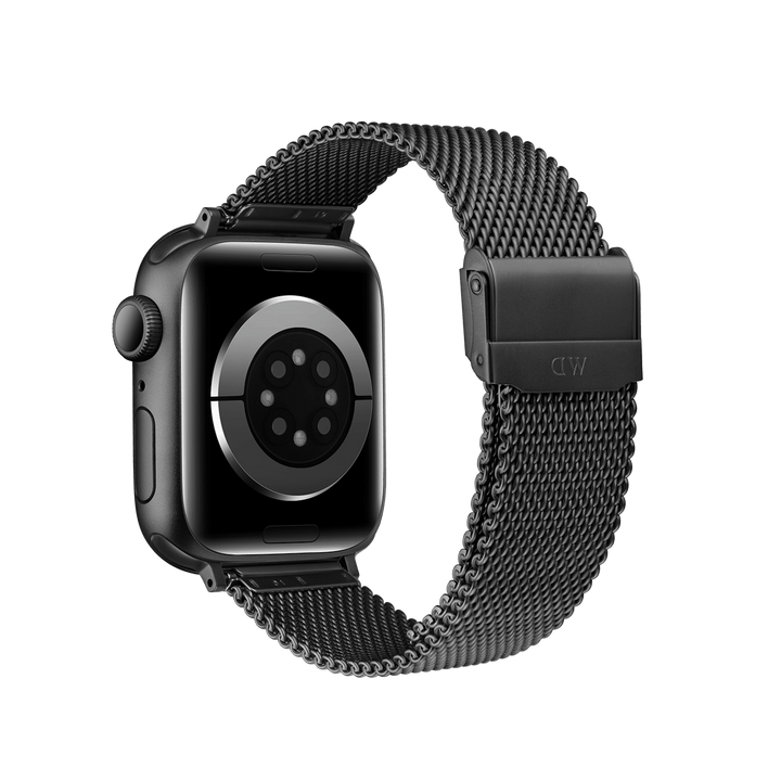 Smartwatch Strap Sandblasted Mesh Black