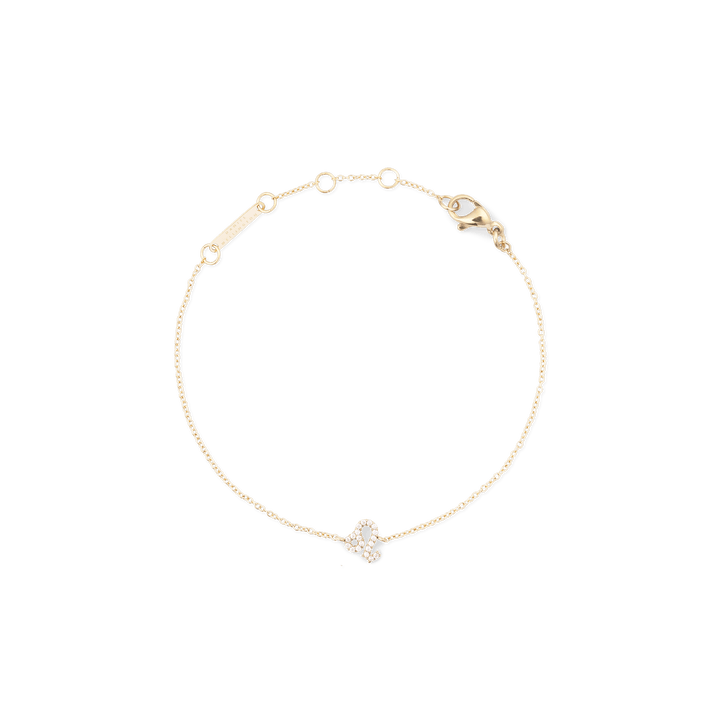 Crystal Zodiac Chain Bracelet Gold