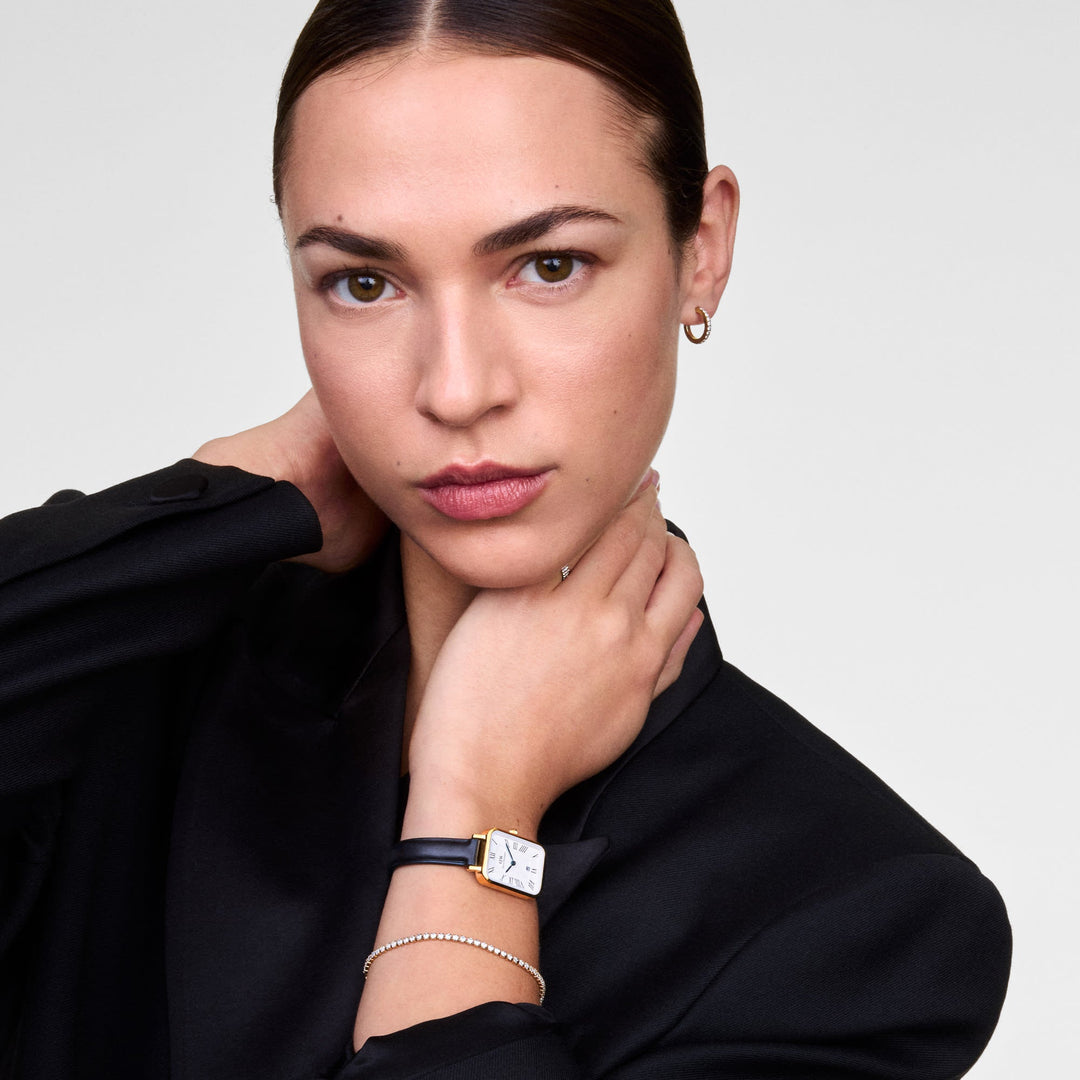 Quadro Roman Numerals Date Sheffield Gold