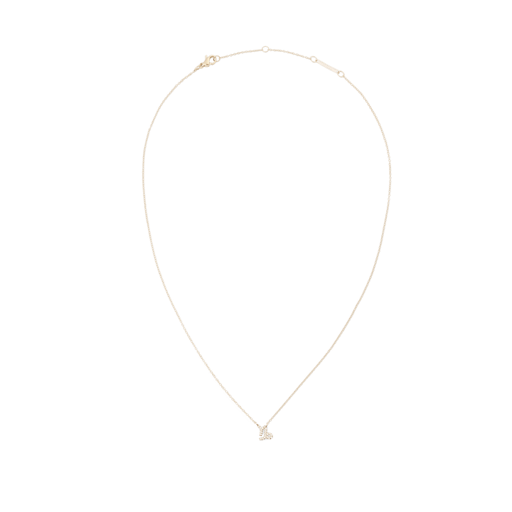 Crystal Zodiac Chain Necklace Gold