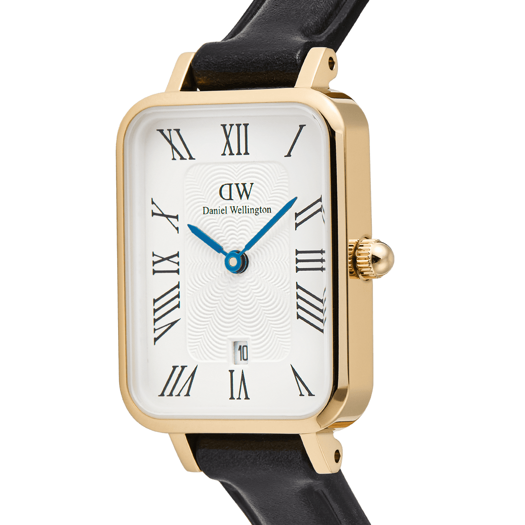 Quadro Roman Numerals Date Sheffield Gold