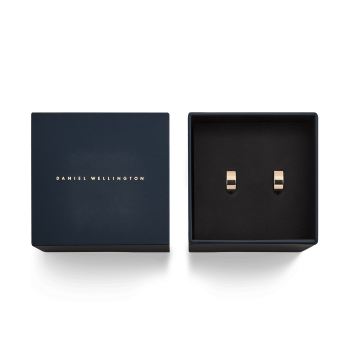 Line Earring Polished Rose Gold 5.5mm