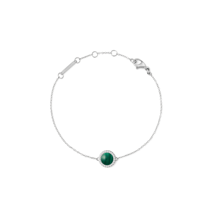 Audrey Bracelet Malachite Silver