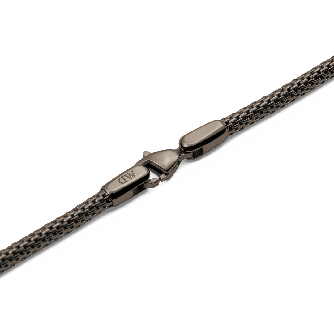 Tide Mesh Necklace Graphite 2.8