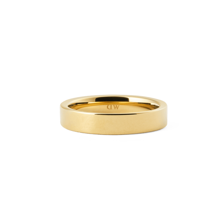 Line Ring Polished Gold 4.5mm