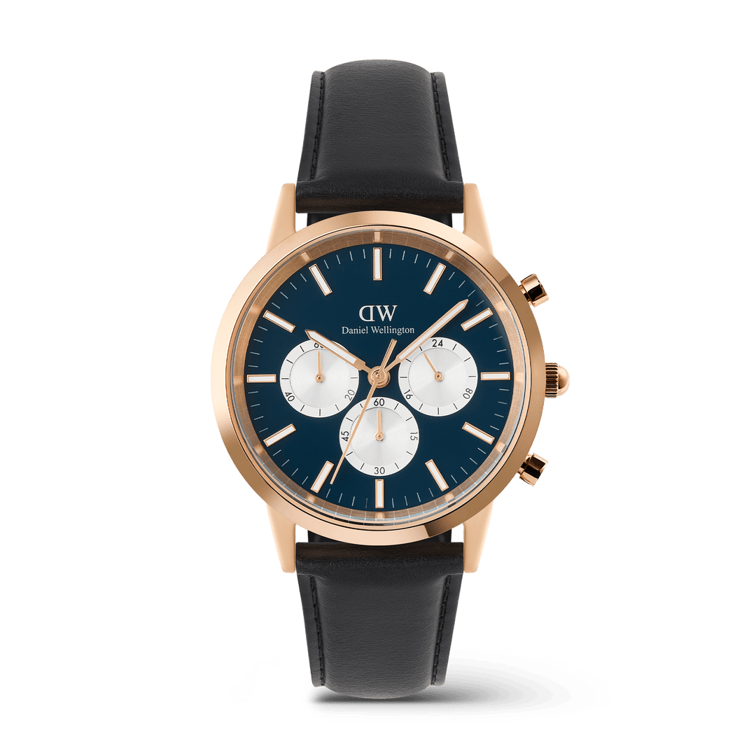 Iconic Chronograph Sheffield Arctic Panda Rose Gold
