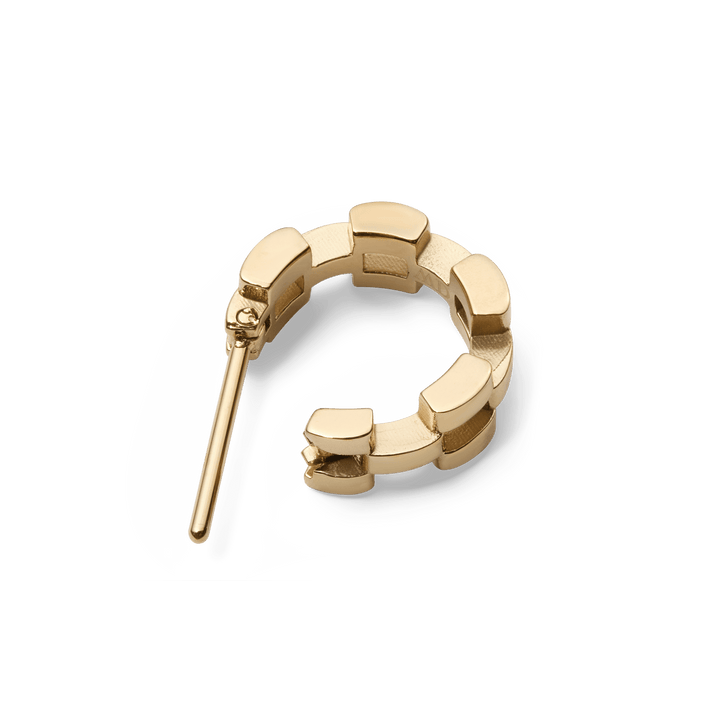 3-Link Earrings Gold