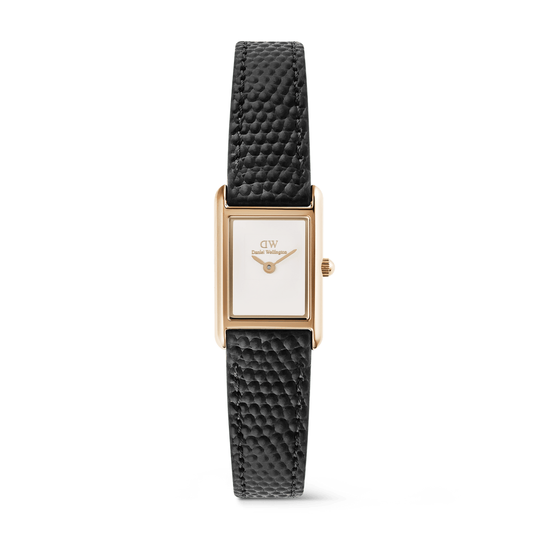 Bound Mini Black Lizard Rose Gold