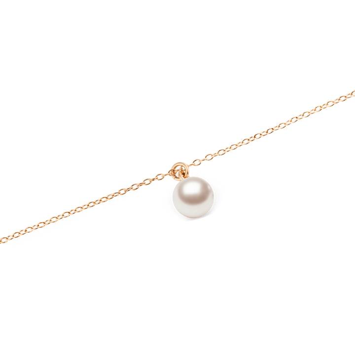 Pearl Necklace Rose Gold