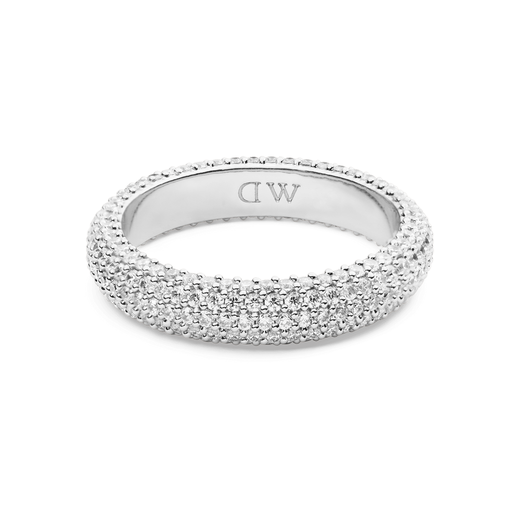 Pavé Ring Silver 5 mm
