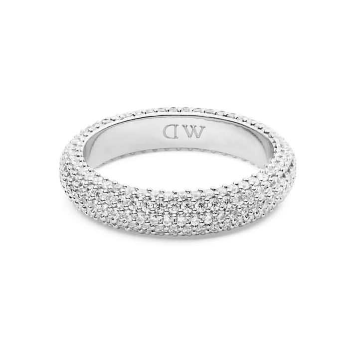 Pavé Ring Silver 5 mm