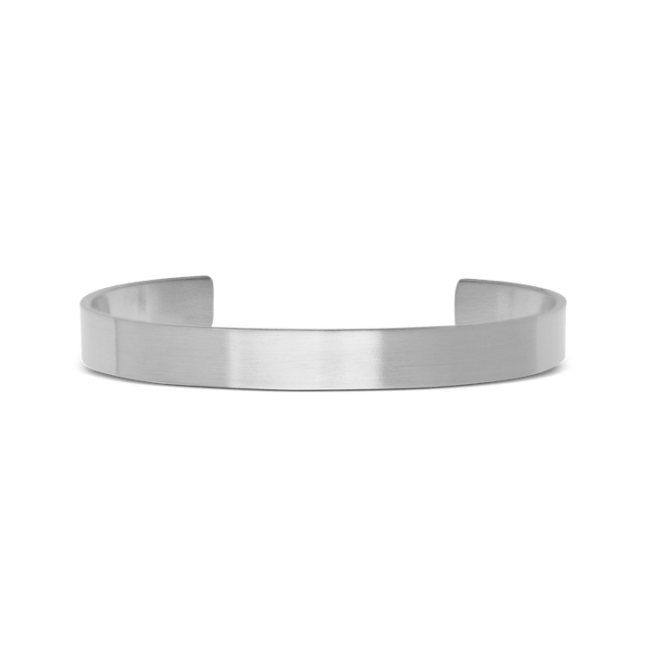 Line Cuff Brushed Silver