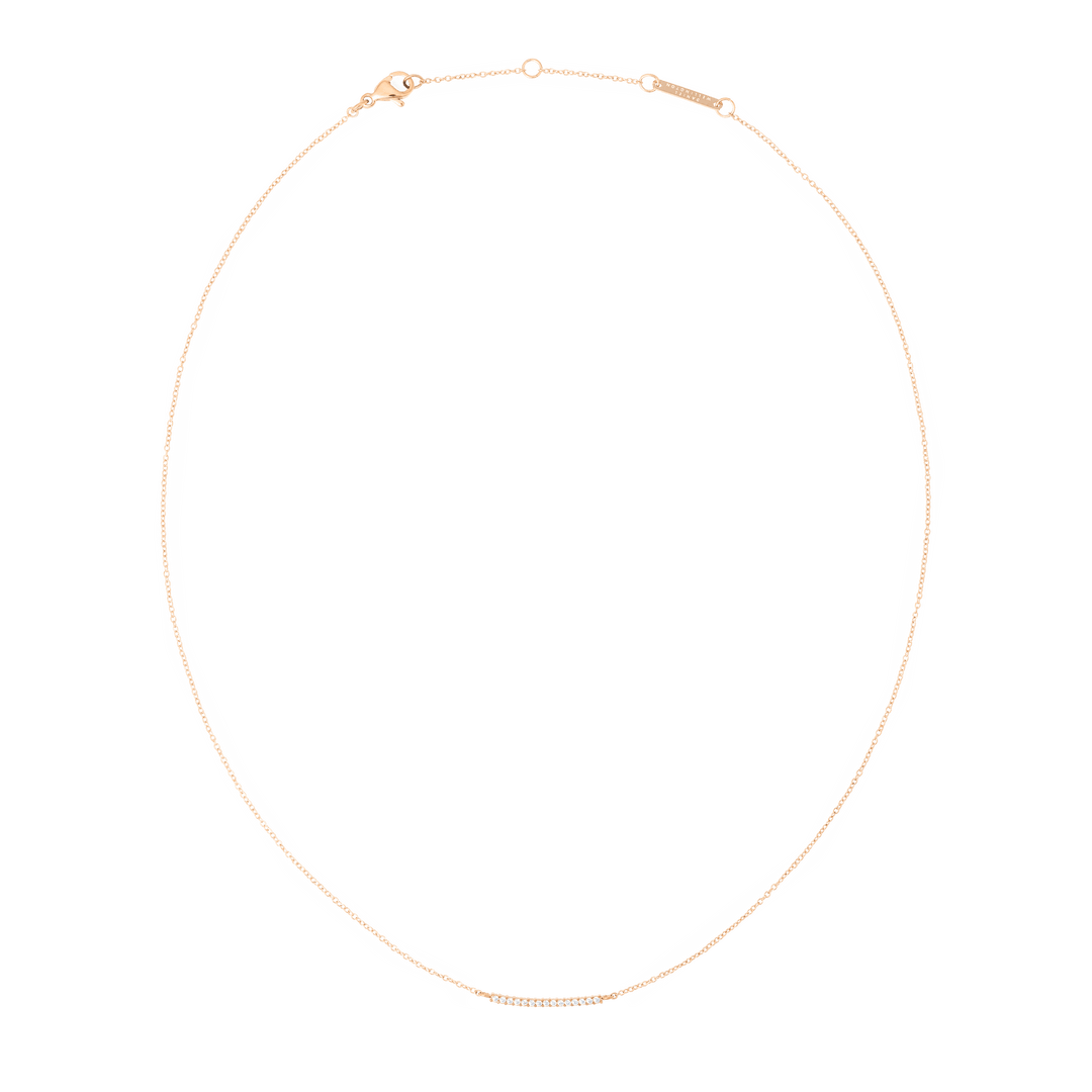 Mirelle Eternity Necklace Rose Gold