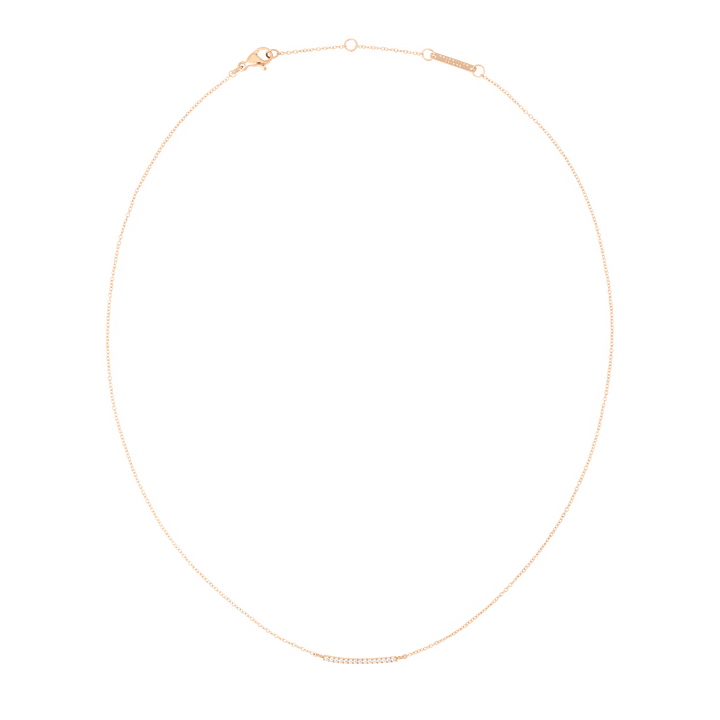 Mirelle Eternity Necklace Rose Gold