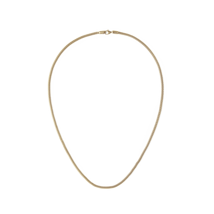 Tide Mesh Necklace Gold 2.8