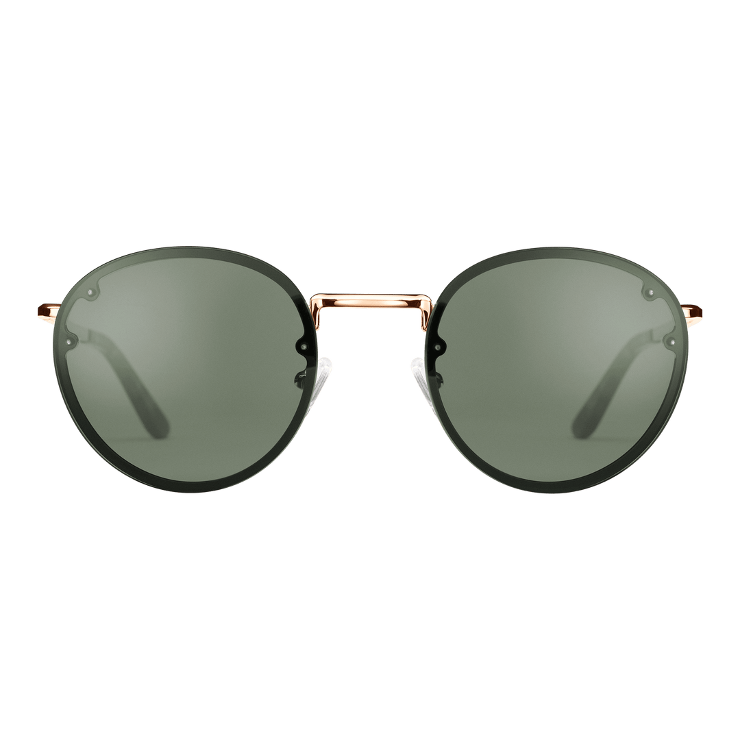 Arch Steel Green Rose Gold