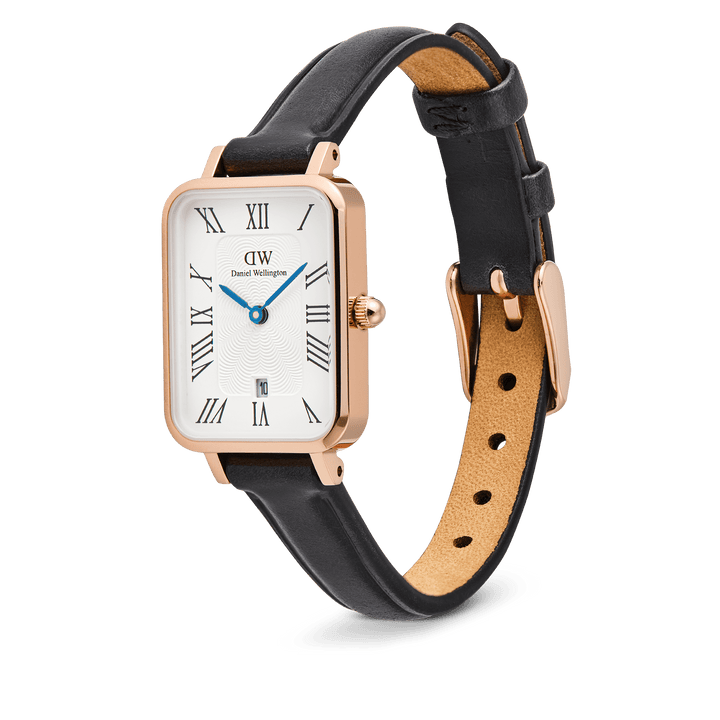 Quadro Roman Numerals Date Sheffield Rose Gold