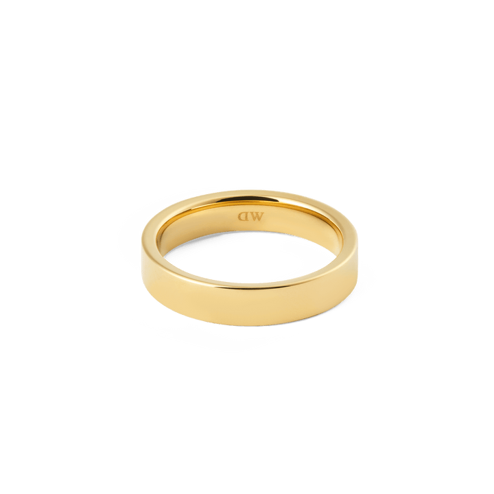 Line Ring Polished Gold 4.5mm