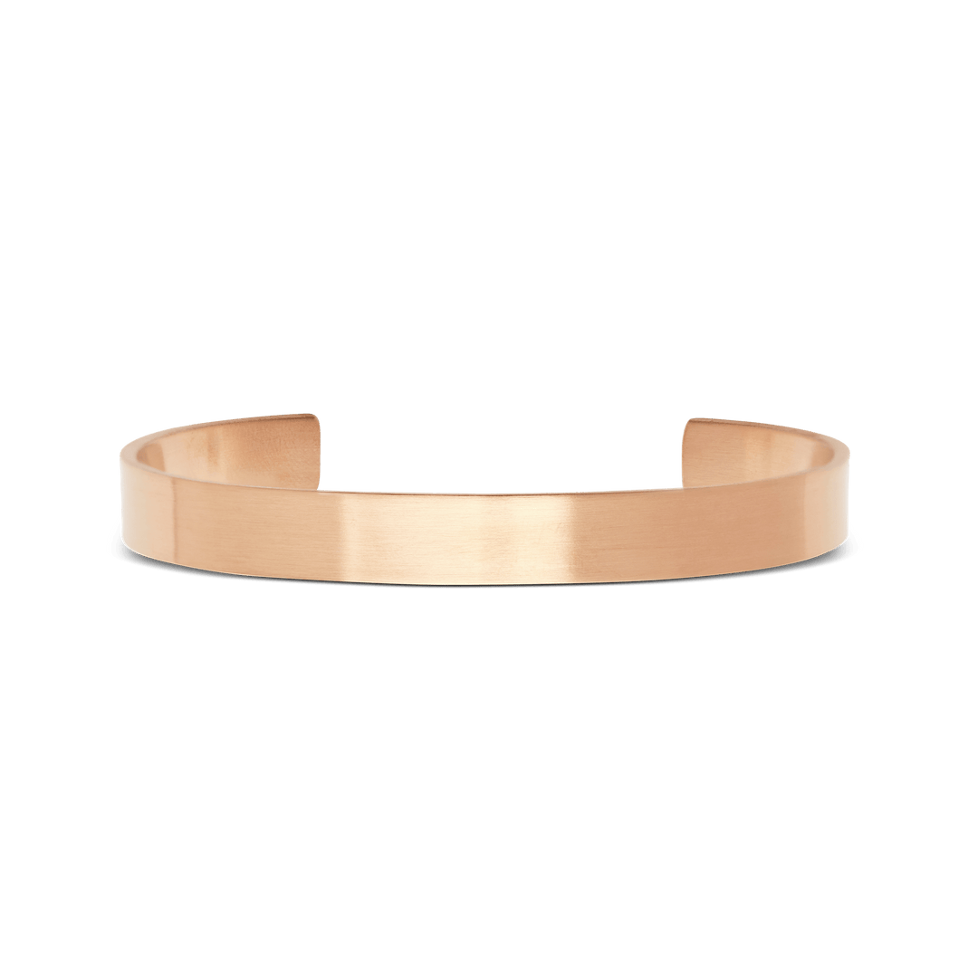 Line Cuff Brushed Rose Gold